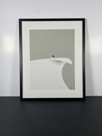 "Ready to Turn the Page" Canvas Art Print by Maarten Leon in Modern Black Frame