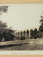 Porthkerry Viaduct Art Piece in Vintage Frame.