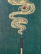 "Whispers in Smoke" Canvas Art Piece in Modern Black Frame