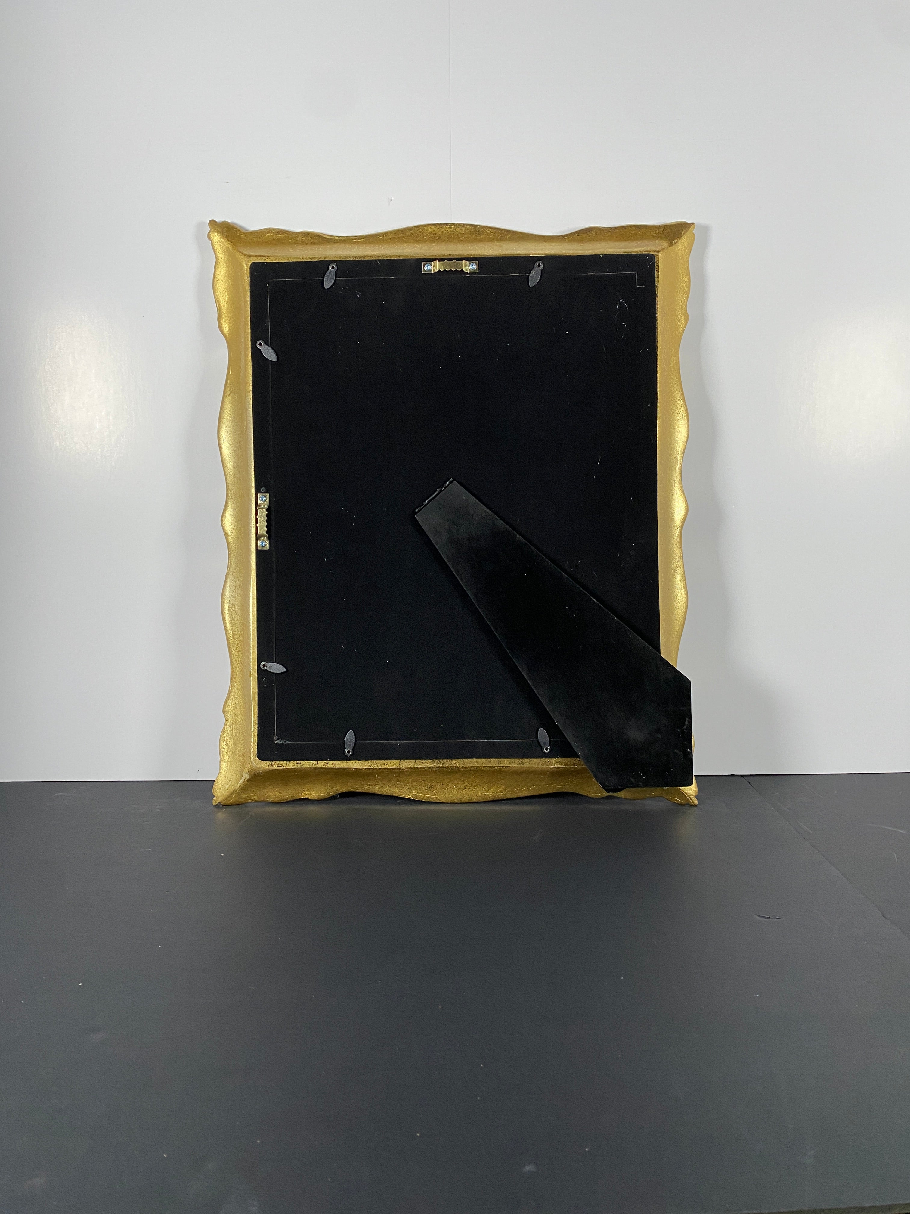 "Absent Presence" Canvas Art Piece in Vintage Gold Ornate and Heavy Frame