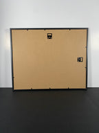 "Migration Through Light" Canvas Art Piece in Modern Black Frame