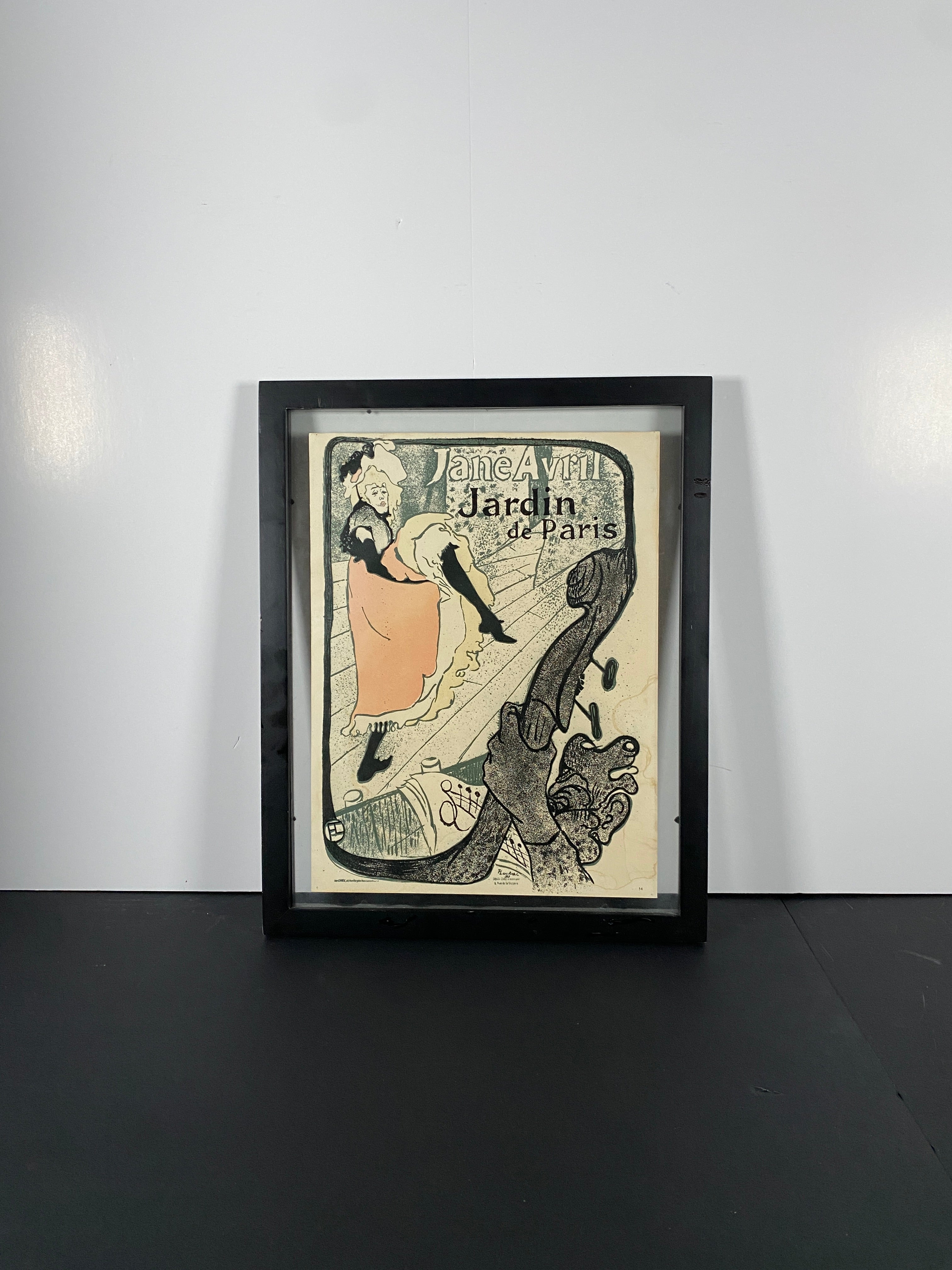 "Jane Avril at the Jardin de Paris" by Henri de Toulouse-Lautrec