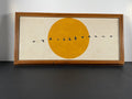 "Migration Through Light" Canvas Art Piece in Vintage Wood Frame