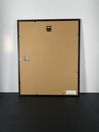 "Borrowed Sky" Canvas Art Piece in Modern Black Frame