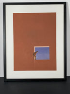 "Curiosity" Canvas Art Piece by Maarten Leon in Modern Black Frame