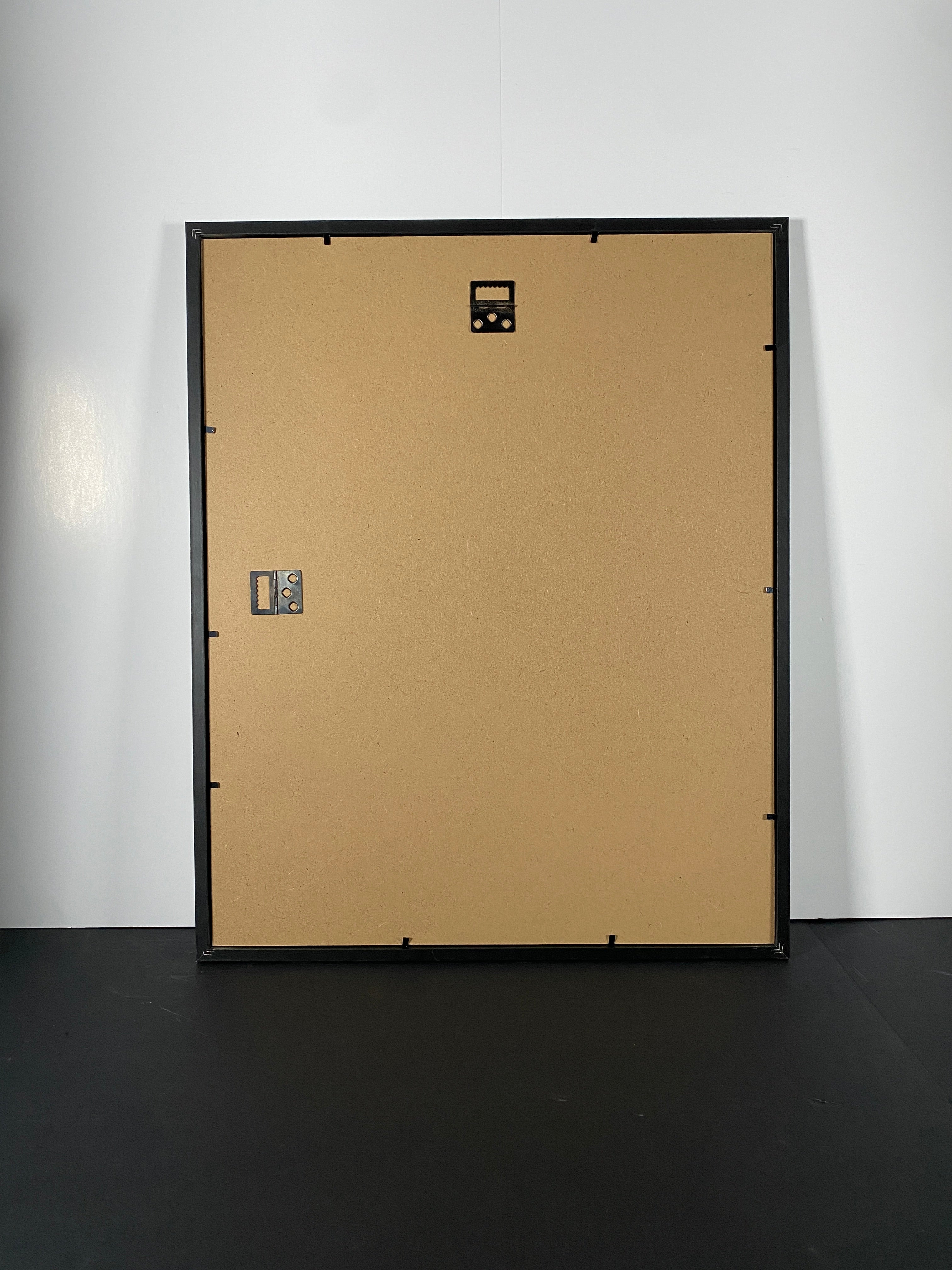 "Curiosity" Canvas Art Piece by Maarten Leon in Modern Black Frame