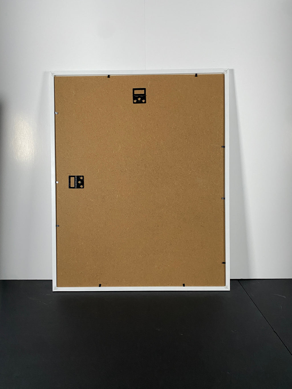 "Filtered Light" Canvas Art Piece in Modern White Frame