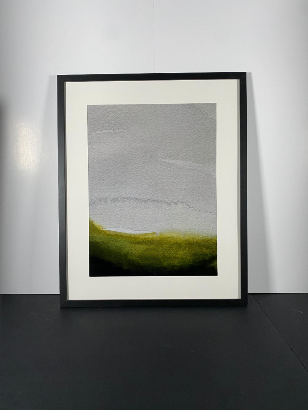 "After the Rain" Canvas Art Piece in Modern Black Frame