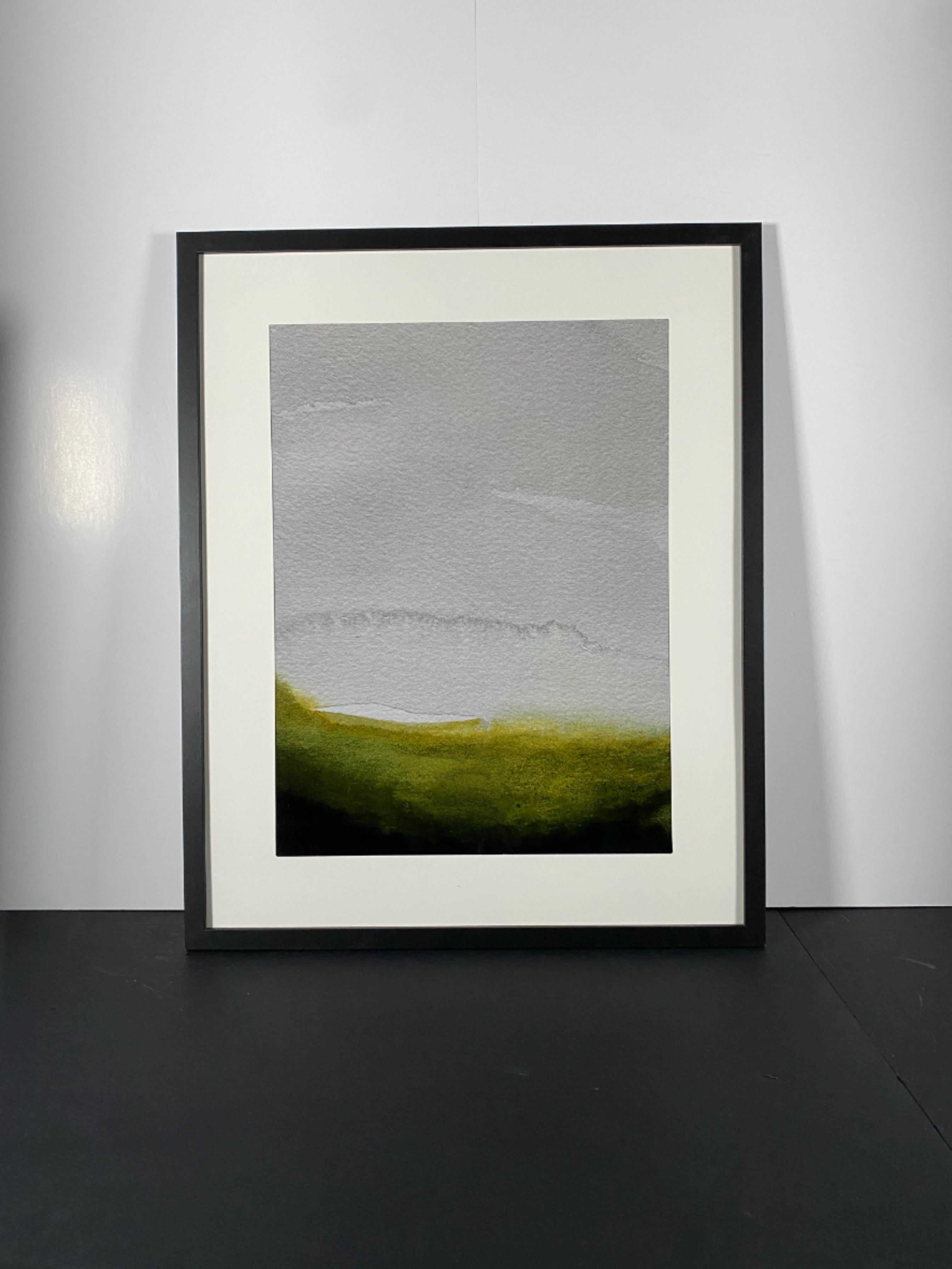 "After the Rain" Canvas Art Piece in Modern Black Frame