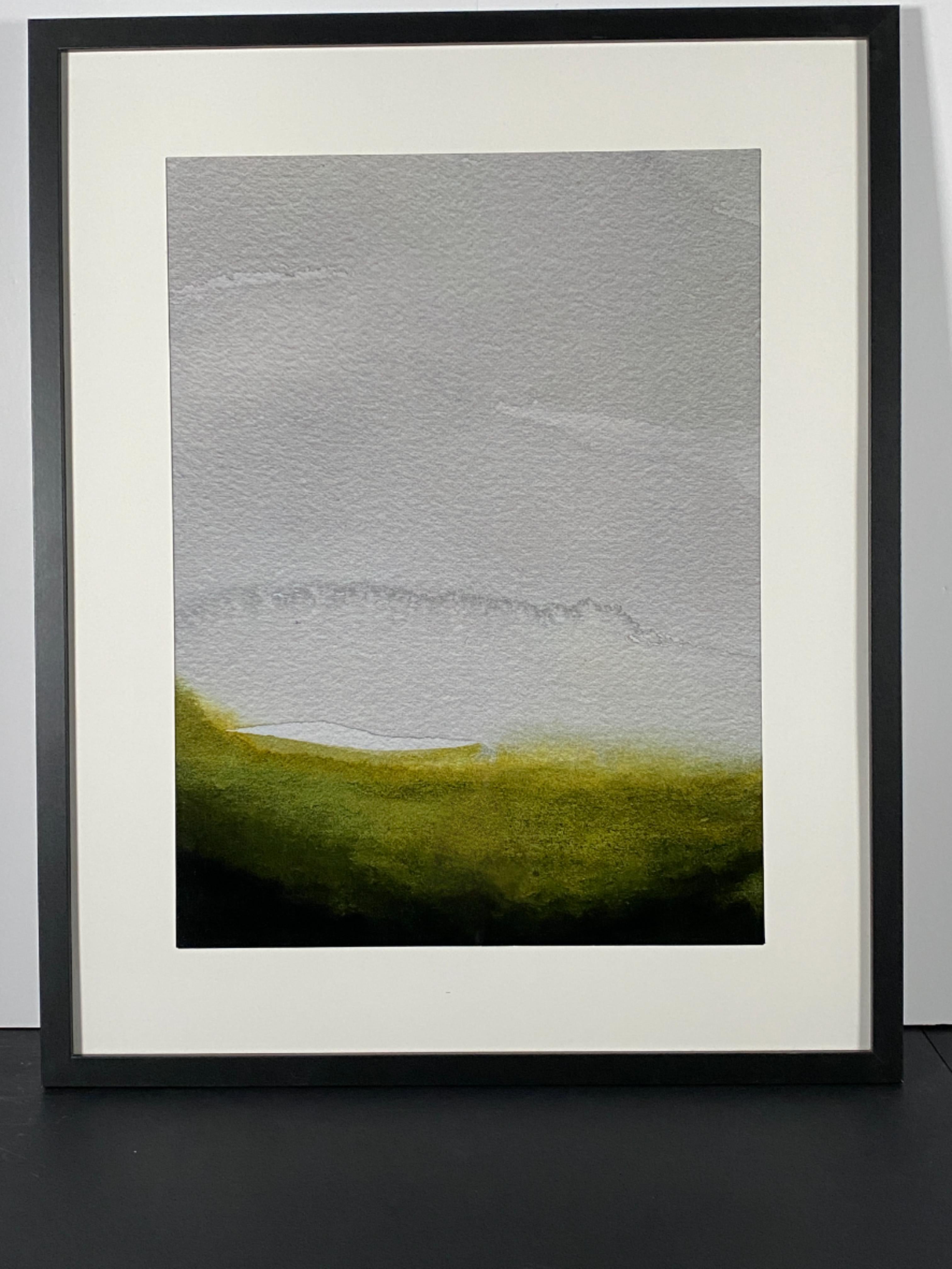 "After the Rain" Canvas Art Piece in Modern Black Frame