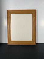"Written Flight" Canvas Art Piece in Vintage Wood Frame