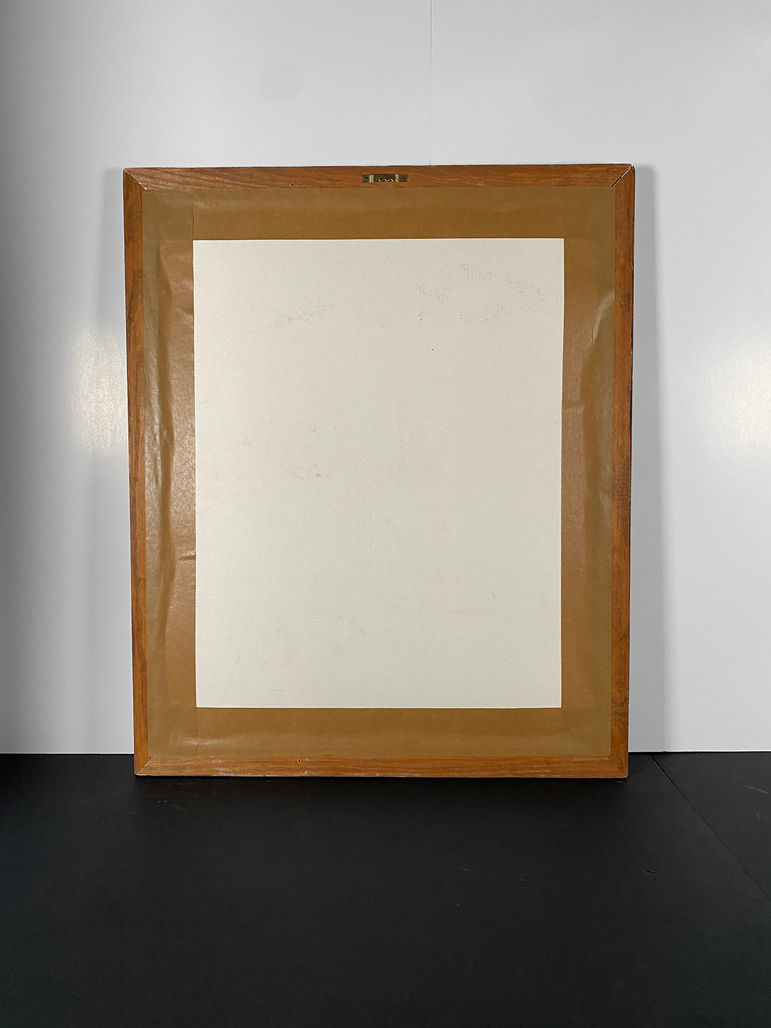 "Written Flight" Canvas Art Piece in Vintage Wood Frame