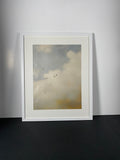 "Drift" Canvas Art Piece in Modern White Frame
