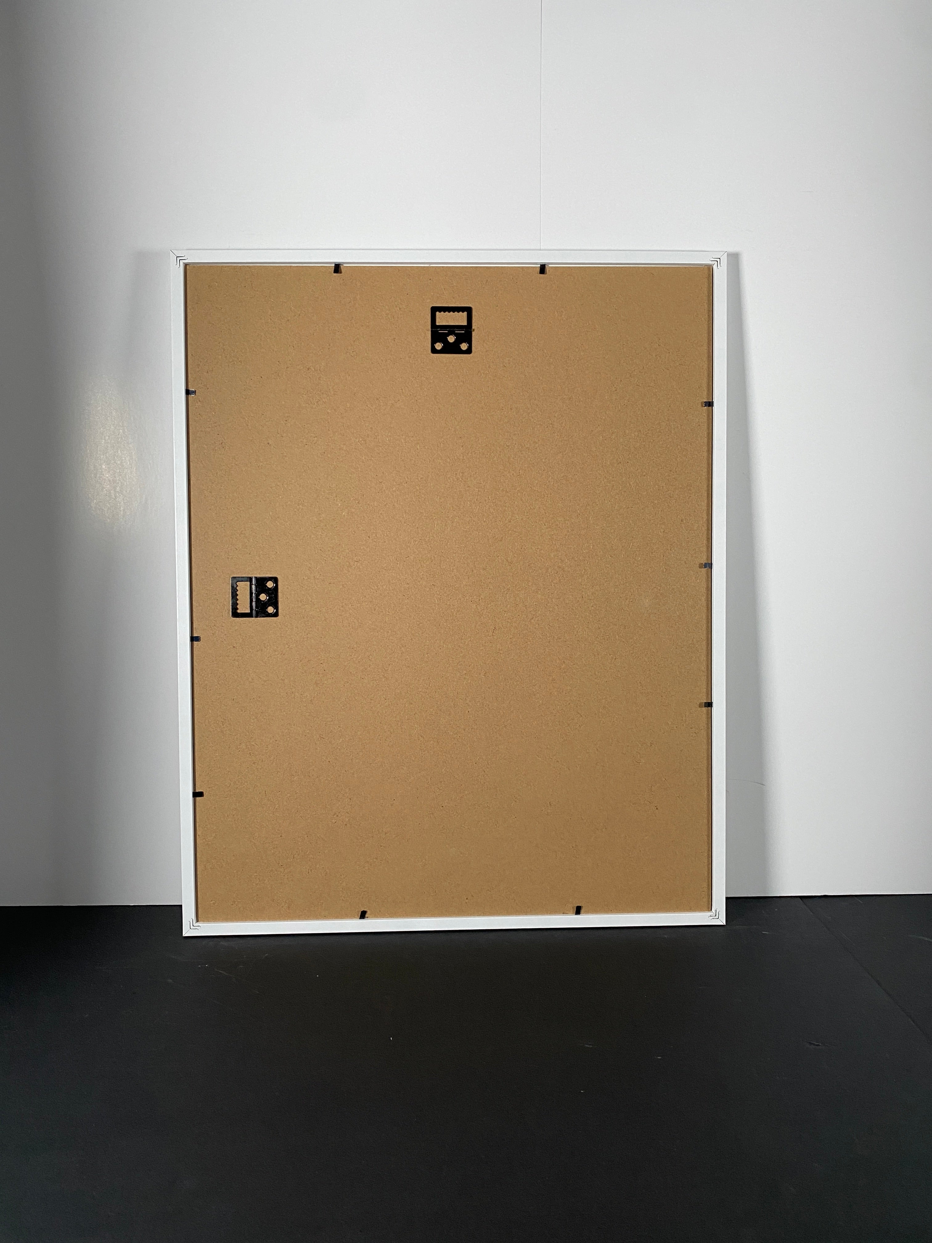 "Drift" Canvas Art Piece in Modern White Frame