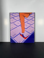 "Control" Canvas Art Piece in Frameless Gallery Glass Frame