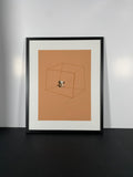 "Safest Place" Canvas Art Print by Artist Maarten Leon in Modern Black Frame