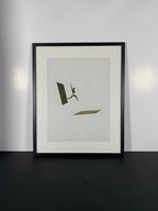 "Not the One to Wait" Canvas Art Piece in Modern Black Frame