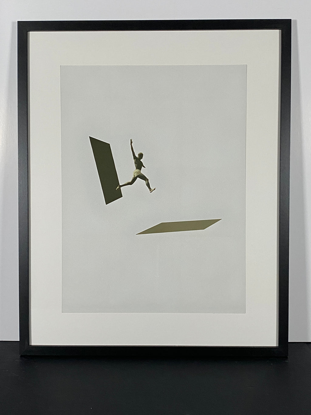 "Not the One to Wait" Canvas Art Piece in Modern Black Frame