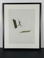 "Not the One to Wait" Canvas Art Piece in Modern Black Frame