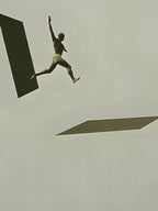 "Not the One to Wait" Canvas Art Piece in Modern Black Frame