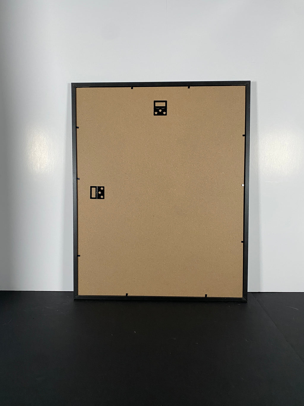 "Not the One to Wait" Canvas Art Piece in Modern Black Frame