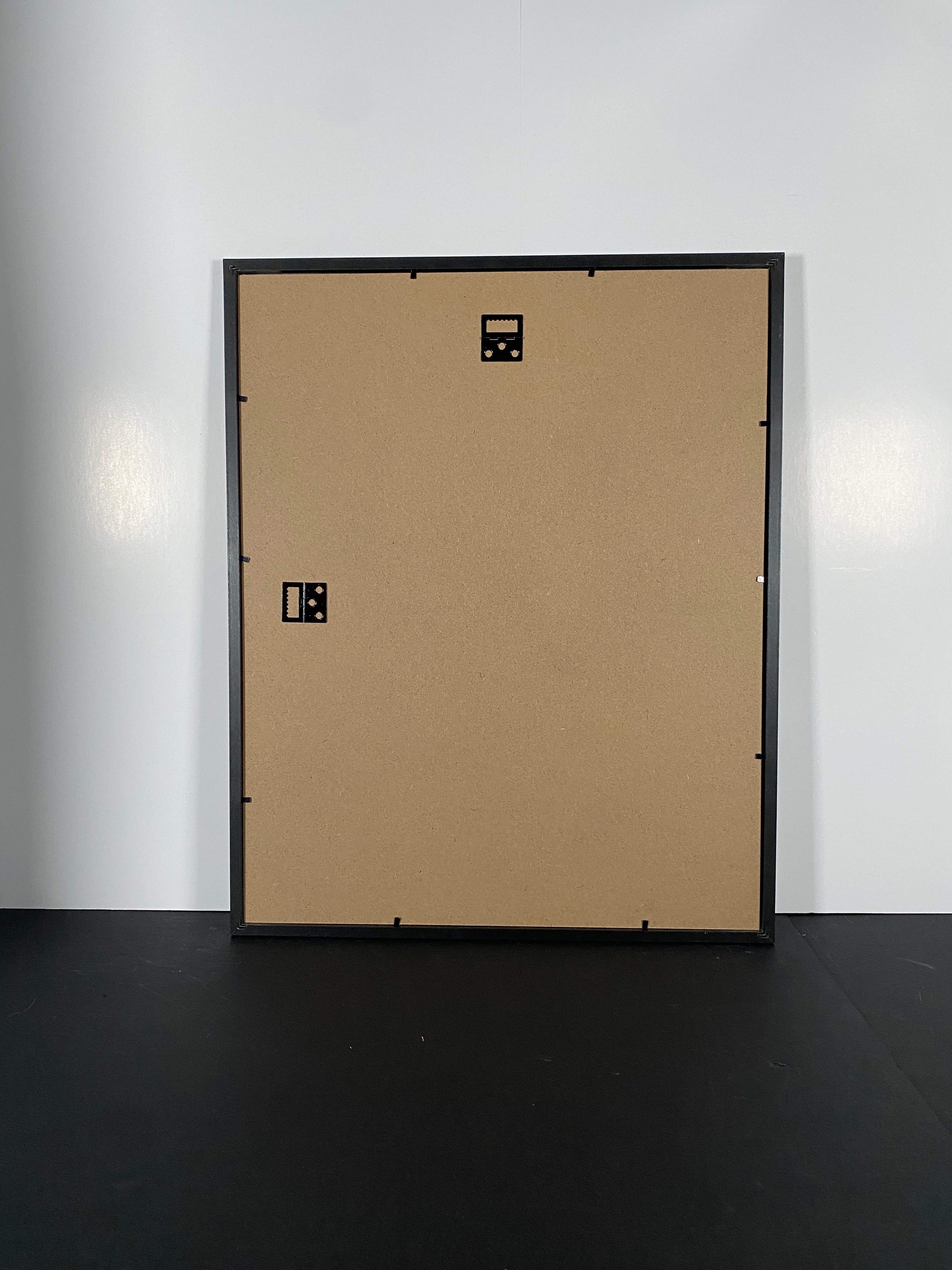"Not the One to Wait" Canvas Art Piece in Modern Black Frame