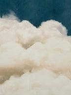 "Clouds after Midnight" Canvas Art Piece in Modern Black Frame