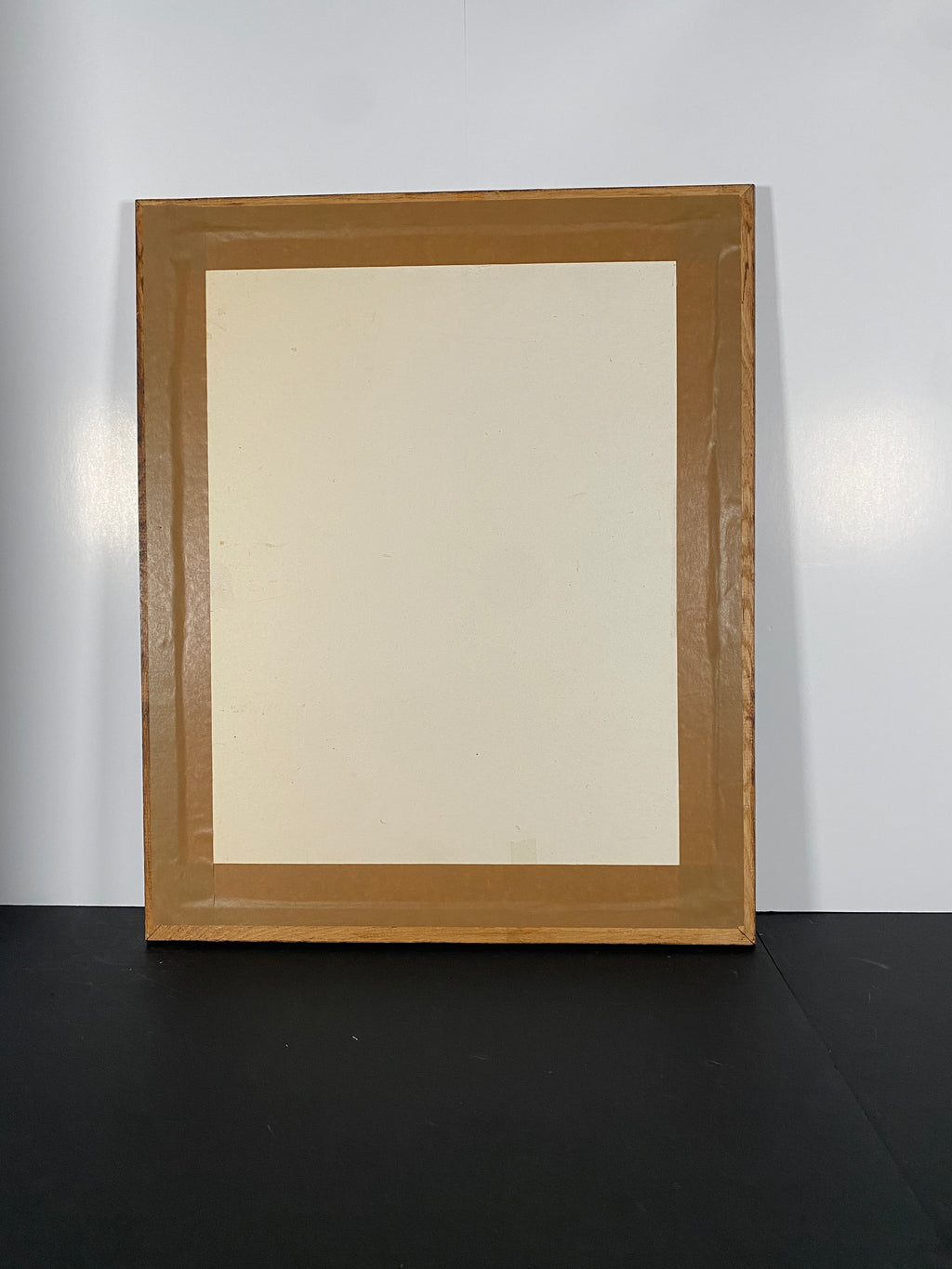 "Clearing" Canvas Art Piece in Vintage Wood Frame