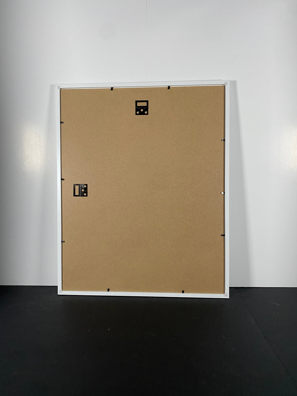 "Confidence" Canvas Art Piece by Maarten Leon in Modern White Frame