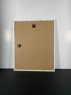 "Confidence" Canvas Art Piece by Maarten Leon in Modern White Frame