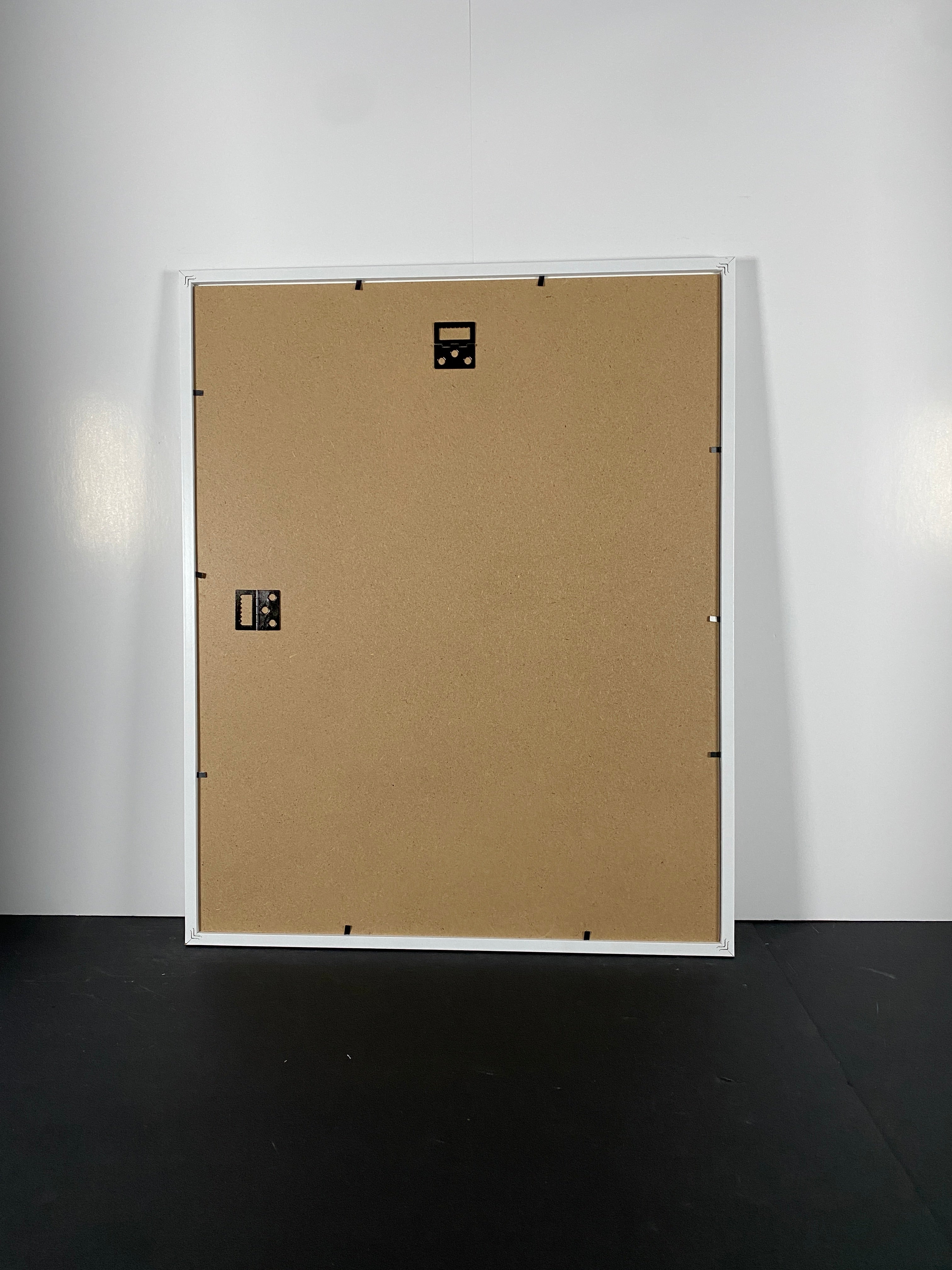 "Confidence" Canvas Art Piece by Maarten Leon in Modern White Frame