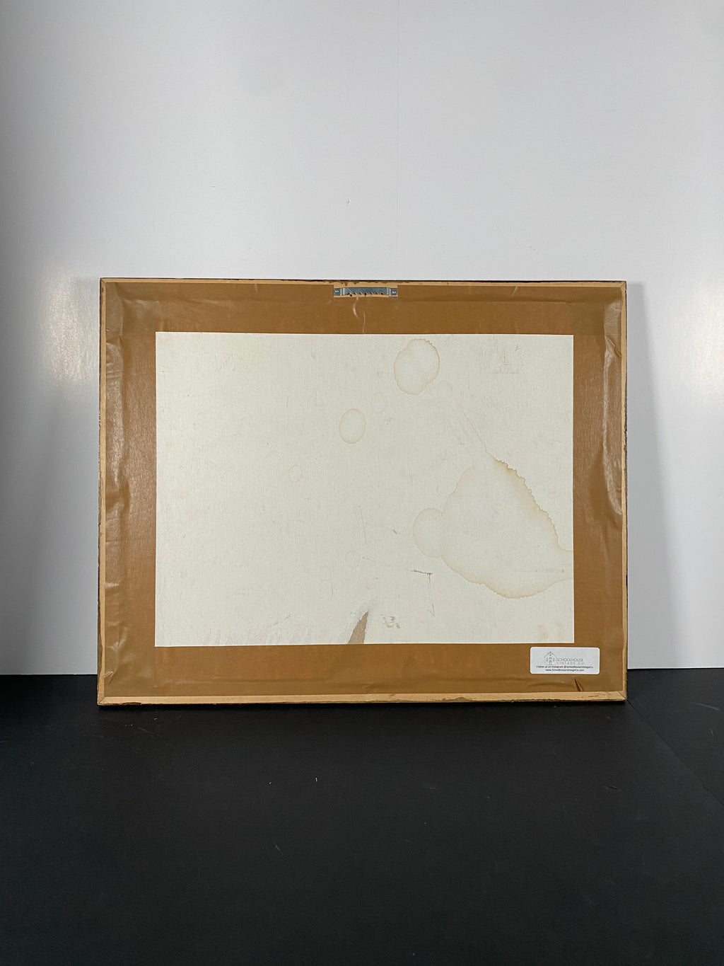 "Migration Through Light" Canvas Art Piece in Vintage Wood Frame