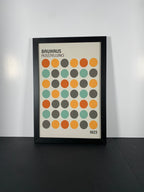 Bauhaus Canvas Art Piece in Modern Black Frame