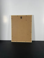"Adrift" Canvas Art Piece in Light Wood Canvas Floater Frame