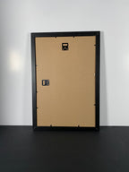 "In Full Contrast" Canvas Art Piece in Modern Black Frame