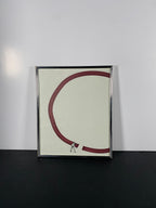 "Let's Reconnect" Canvas Art Piece by Artist Maarten Leon in Chrome Gallery Glass Frame