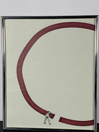 "Let's Reconnect" Canvas Art Piece by Artist Maarten Leon in Chrome Gallery Glass Frame