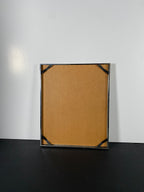 "Let's Reconnect" Canvas Art Piece by Artist Maarten Leon in Chrome Gallery Glass Frame