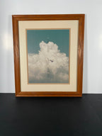 "Where the Climb Ends" Canvas Art Piece in Vintage Wood Frame